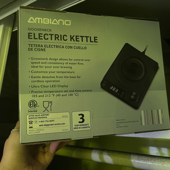 Ambiano Electric Kettle - Black - Picture 2 of 2